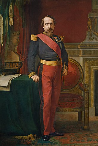 Portrait de Napoléon III par Jean-Hippolyte Flandrin