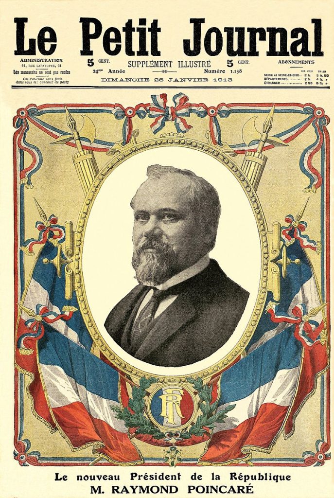 Une du Petit Journal du 26 janvier 1913 annonçant l'élection de Raymond Poincaré à la présidence de la République