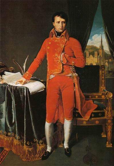 Bonaparte, Premier Consul. Tableau d'Ingres