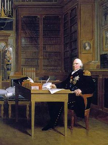 Louis XVIII aux Tuileries. Peinture de Gérard