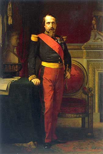 Napoléon III, peinture d’Hippolyte Flandrin